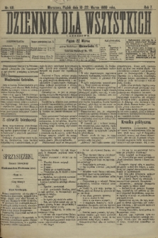 Dziennik dla Wszystkich i Anonsowy. R. 7, 1889, nr 68