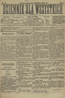 Dziennik dla Wszystkich i Anonsowy. R. 7, 1889, nr 69