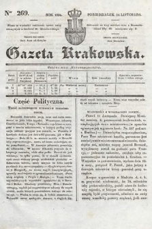 Gazeta Krakowska. 1834, nr 269