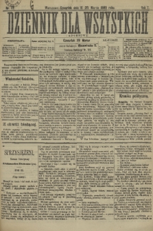Dziennik dla Wszystkich i Anonsowy. R. 7, 1889, nr 72