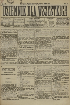 Dziennik dla Wszystkich i Anonsowy. R. 7, 1889, nr 73