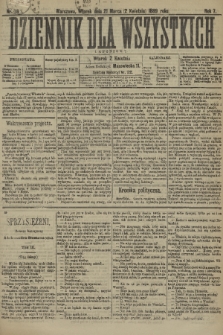 Dziennik dla Wszystkich i Anonsowy. R. 7, 1889, nr 76