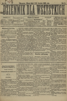 Dziennik dla Wszystkich i Anonsowy. R. 7, 1889, nr 93