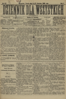 Dziennik dla Wszystkich i Anonsowy. R. 7, 1889, nr 97