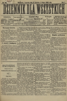 Dziennik dla Wszystkich i Anonsowy. R. 7, 1889, nr 106