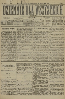 Dziennik dla Wszystkich i Anonsowy. R. 7, 1889, nr 107