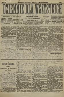 Dziennik dla Wszystkich i Anonsowy. R. 7, 1889, nr 121