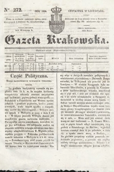 Gazeta Krakowska. 1834, nr 272