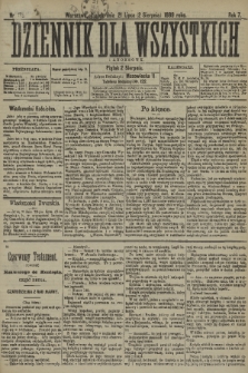 Dziennik dla Wszystkich i Anonsowy. R. 7, 1889, nr 175