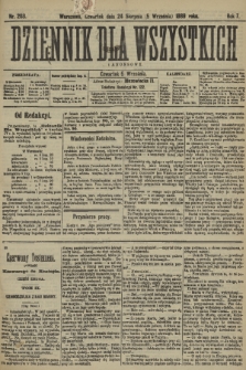 Dziennik dla Wszystkich i Anonsowy. R. 7, 1889, nr 203