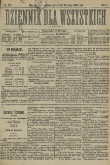 Dziennik dla Wszystkich i Anonsowy. R. 7, 1889, nr 212