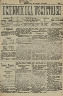 Dziennik dla Wszystkich i Anonsowy. R. 7, 1889, nr 213