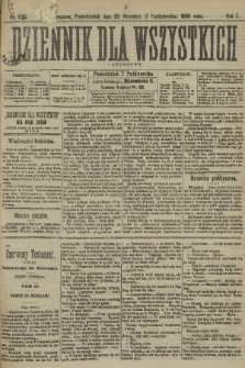 Dziennik dla Wszystkich i Anonsowy. R. 7, 1889, nr 230