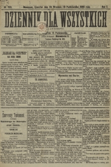 Dziennik dla Wszystkich i Anonsowy. R. 7, 1889, nr 233
