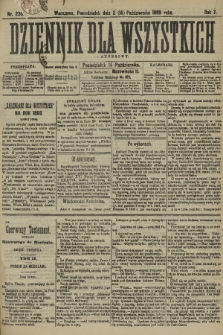 Dziennik dla Wszystkich i Anonsowy. R. 7, 1889, nr 236