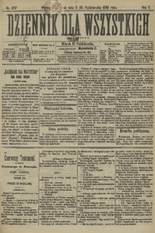 Dziennik dla Wszystkich i Anonsowy. R. 7, 1889, nr 237
