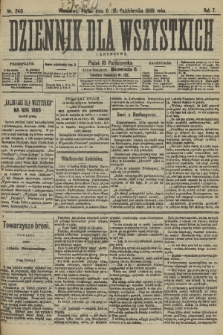 Dziennik dla Wszystkich i Anonsowy. R. 7, 1889, nr 240
