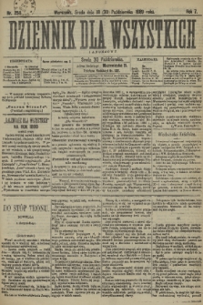 Dziennik dla Wszystkich i Anonsowy. R. 7, 1889, nr 250