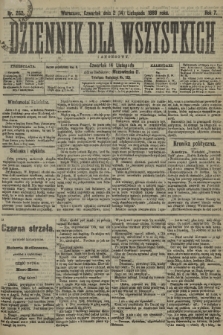 Dziennik dla Wszystkich i Anonsowy. R. 7, 1889, nr 262
