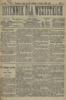 Dziennik dla Wszystkich i Anonsowy. R. 7, 1889, nr 285