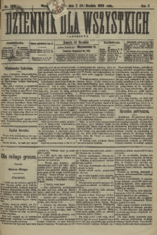 Dziennik dla Wszystkich i Anonsowy. R. 7, 1889, nr 288