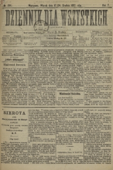 Dziennik dla Wszystkich i Anonsowy. R. 7, 1889, nr 296