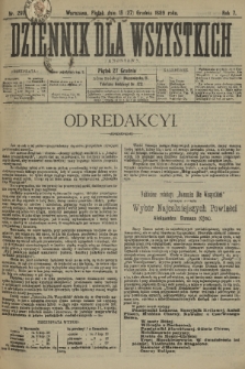 Dziennik dla Wszystkich i Anonsowy. R. 7, 1889, nr 297