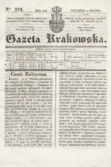 Gazeta Krakowska. 1834, nr 277