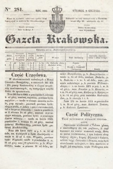 Gazeta Krakowska. 1834, nr 281