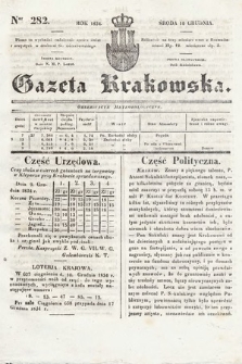 Gazeta Krakowska. 1834, nr 282