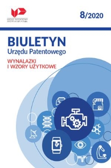 Biuletyn Urzędu Patentowego. Wynalazki i Wzory Użytkowe. 2020, nr 8