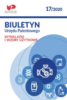 Biuletyn Urzędu Patentowego. Wynalazki i Wzory Użytkowe. 2020, nr 17