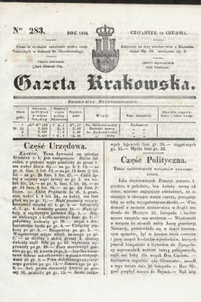 Gazeta Krakowska. 1834, nr 283