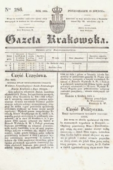 Gazeta Krakowska. 1834, nr 286