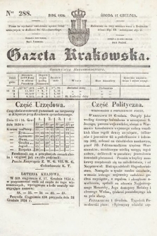 Gazeta Krakowska. 1834, nr 288