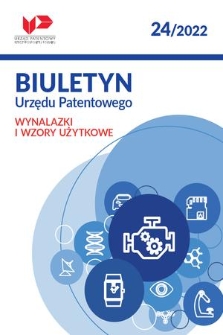 Biuletyn Urzędu Patentowego. Wynalazki i Wzory Użytkowe. 2022, nr 24