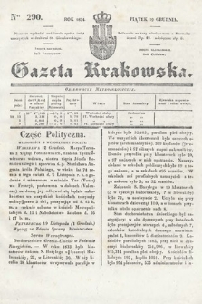 Gazeta Krakowska. 1834, nr 290