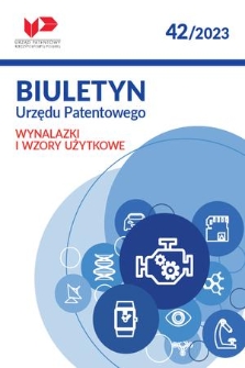 Biuletyn Urzędu Patentowego. Wynalazki i Wzory Użytkowe. 2023, nr 42