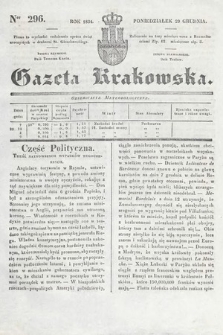 Gazeta Krakowska. 1834, nr 296