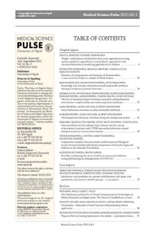 Medical Science Pulse. Vol. 14, 2020, no. 3