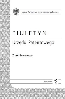 Biuletyn Urzędu Patentowego. Znaki Towarowe. 2017, nr 12