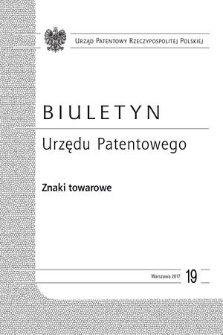 Biuletyn Urzędu Patentowego. Znaki Towarowe. 2017, nr 19