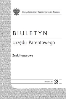 Biuletyn Urzędu Patentowego. Znaki Towarowe. 2017, nr 23