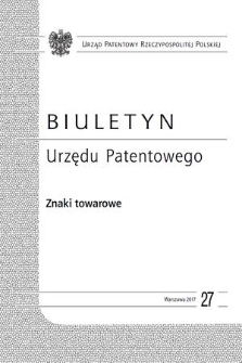 Biuletyn Urzędu Patentowego. Znaki Towarowe. 2017, nr 27