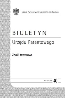 Biuletyn Urzędu Patentowego. Znaki Towarowe. 2017, nr 40