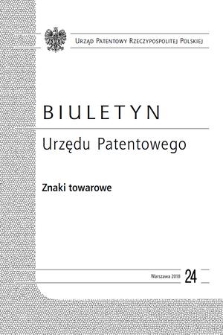 Biuletyn Urzędu Patentowego. Znaki Towarowe. 2018, nr 24