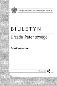 Biuletyn Urzędu Patentowego. Znaki Towarowe. 2018, nr 46