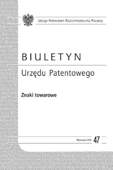 Biuletyn Urzędu Patentowego. Znaki Towarowe. 2018, nr 47