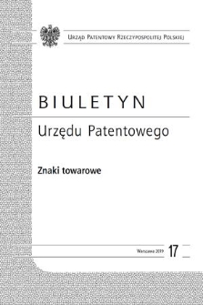 Biuletyn Urzędu Patentowego. Znaki Towarowe. 2019, nr 17