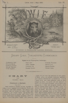 Łowiec. R. 3, 1880, nr 5